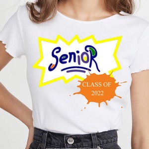 Senior class of 2022 Rugrats style logo