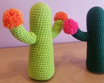 Crochet Cactus Amigurumi - Handmade Crochet Amigurumi Toy Doll - Plant - Cactus Crochet - Amigurumi Cactus