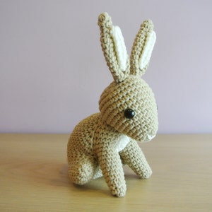 Hopscotch Bunny Crochet Bunny Amigurumi Handmade Crochet Amigurumi Toy Doll Woodland Animal Bunny Crochet Amigurumi Bunny Rabbit image 1