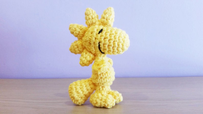 Crochet Snoopy Amigurumi Handmade Crochet Amigurumi Toy Doll Snoopy Crochet Amigurumi Snoopy Woodstock image 3