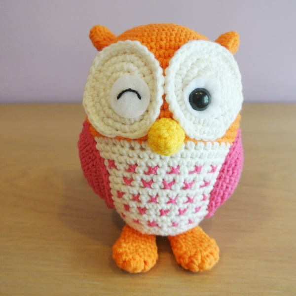 Owl Crochet Owl Amigurumi - Handmade Crochet Amigurumi Toy Doll - Woodland Animal - Owl Crochet - Amigurumi Owl