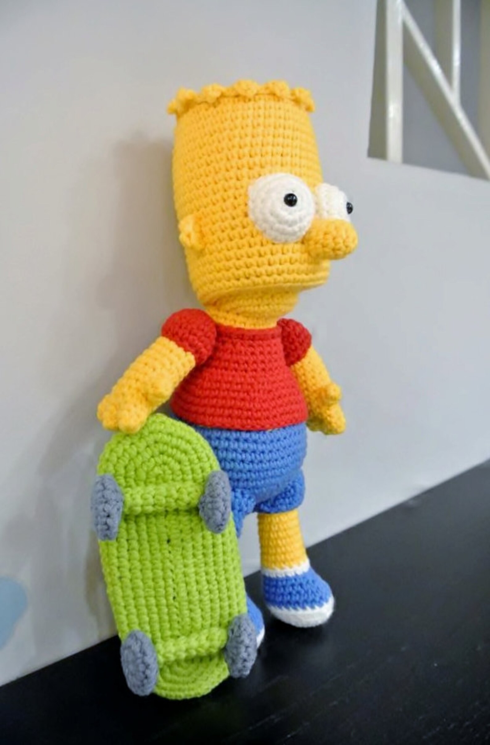 Crochet Bart Simpson Amigurumi Handmade Crochet Amigurumi - Etsy