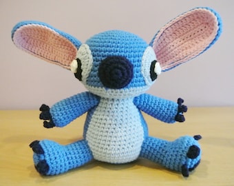 Crochet Stitch Amigurumi - Handmade Crochet Amigurumi Toy Doll - Monster - Stitch Crochet - Amigurumi Stitch Lilo