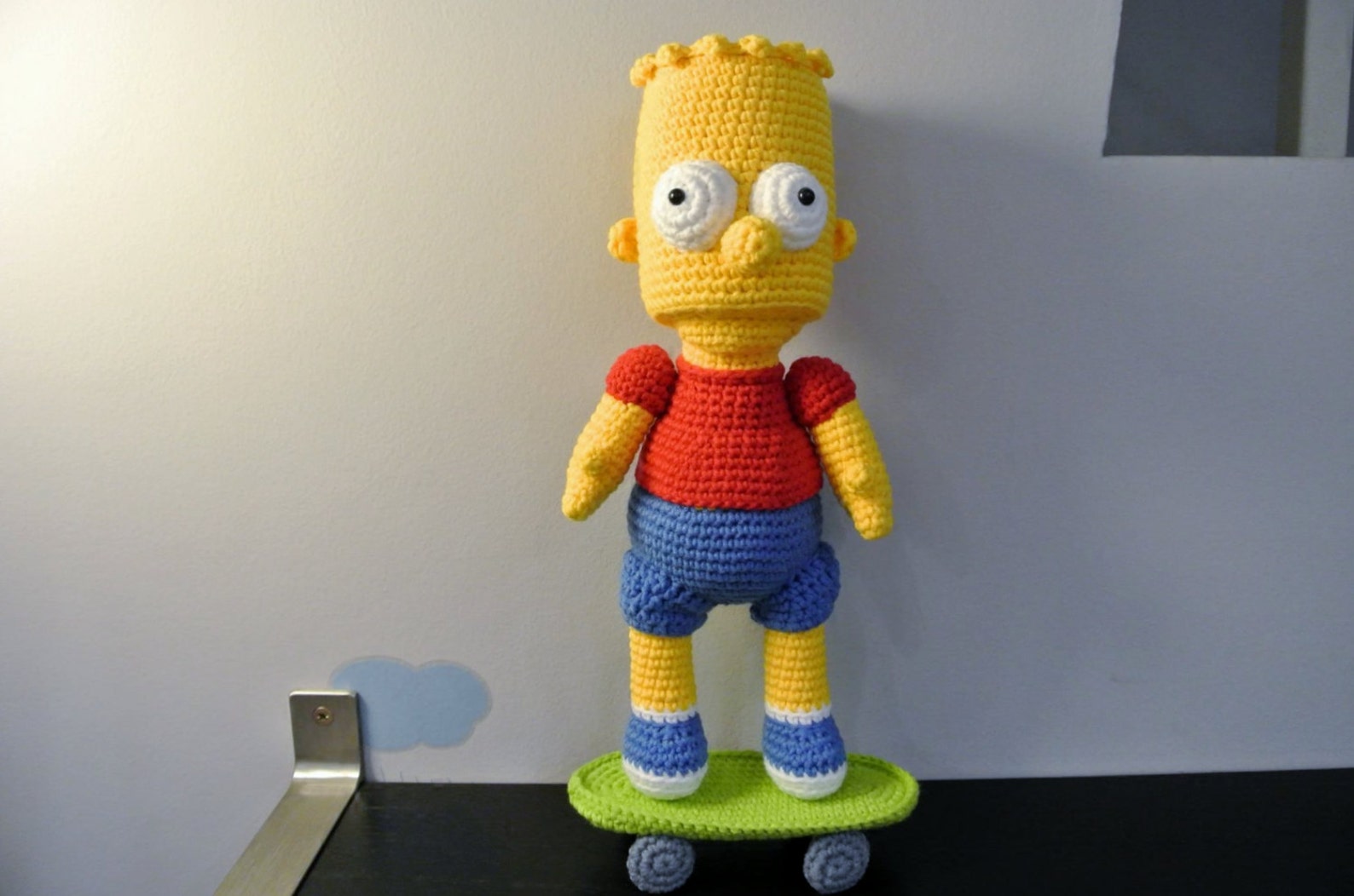 Crochet Bart Simpson Amigurumi Handmade Crochet Amigurumi - Etsy