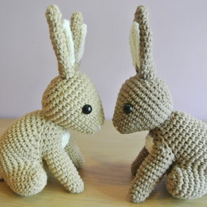 Hopscotch Bunny Crochet Bunny Amigurumi Handmade Crochet Amigurumi Toy Doll Woodland Animal Bunny Crochet Amigurumi Bunny Rabbit image 3