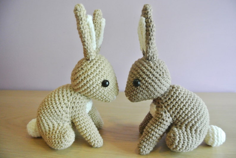 Hopscotch Bunny Crochet Bunny Amigurumi Handmade Crochet Amigurumi Toy Doll Woodland Animal Bunny Crochet Amigurumi Bunny Rabbit image 3