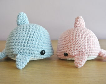 Crochet Dolphin Amigurumi - Handmade Crochet Amigurumi Toy Doll - Dolphin - Dolphin Crochet - Amigurumi Dolphin