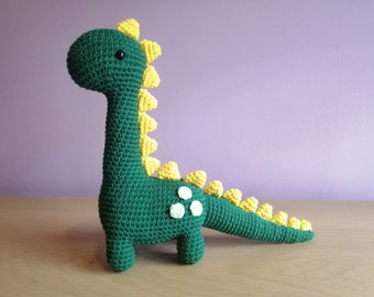 Dino Crochet Dino Amigurumi - Handmade Crochet Amigurumi Toy Doll - Dinosaur - Dinosaur Crochet - Amigurumi Dinosaur