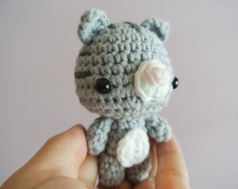 Crochet Kitten Amigurumi - Handmade Crochet Amigurumi Toy Doll - Cat - Kitten Crochet - Amigurumi Kitten