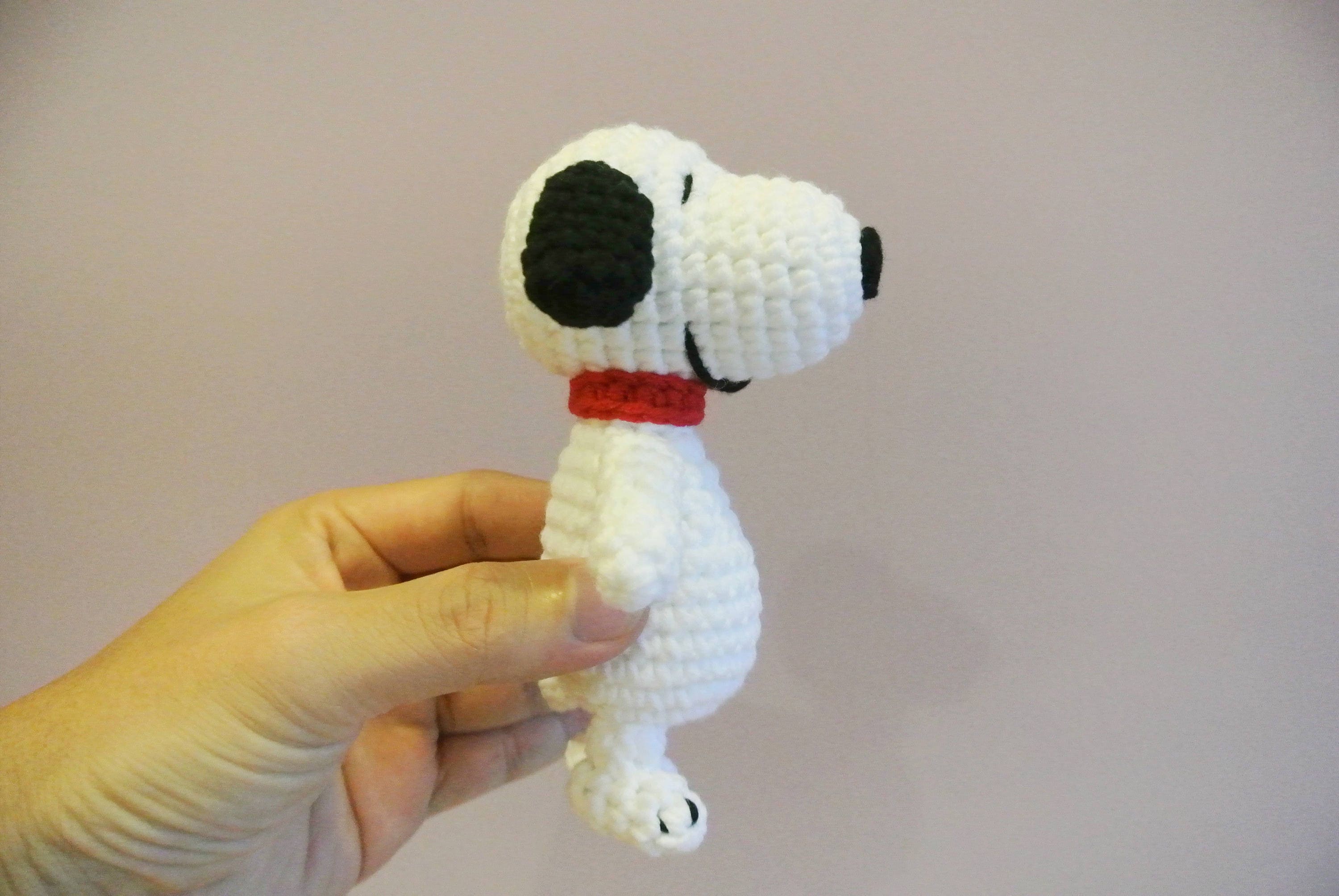 Crochet Snoopy Amigurumi - Handmade Crochet Amigurumi Toy Doll - Snoopy Crochet - Amigurumi Snoopy - Woodstock
