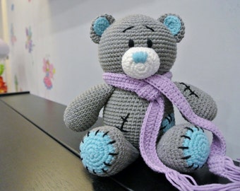Me To You Crochet Bear Amigurumi - Handmade Crochet Amigurumi Toy Doll - Bear Crochet - Amigurumi Bear