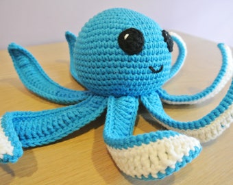 Crochet Octopus Amigurumi - Handmade Crochet Amigurumi Toy Doll - Sea Animal - Octopus Crochet - Amigurumi Octopus