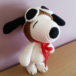 Crochet Snoopy Amigurumi Handmade Crochet Amigurumi Toy Doll Snoopy Crochet Amigurumi Snoopy Woodstock image 2