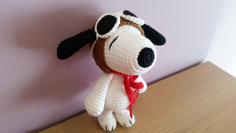 Crochet Snoopy Amigurumi Handmade Crochet Amigurumi Toy Doll Snoopy Crochet Amigurumi Snoopy Woodstock image 2