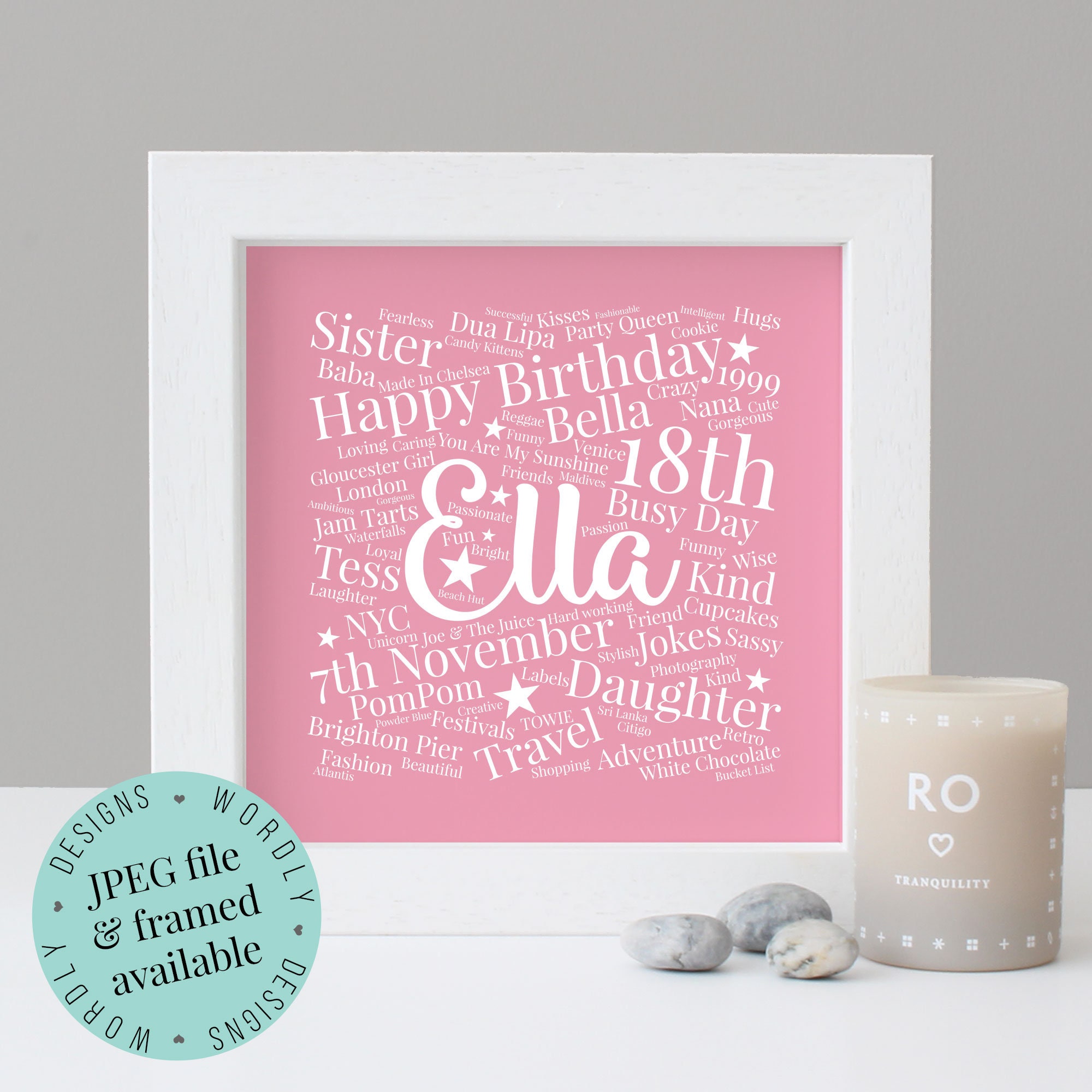 Personalised 18th Birthday Gifts For Male Him Son Nephew 18th Birthday Boys Men Home Garden Other Gift Party Supplies