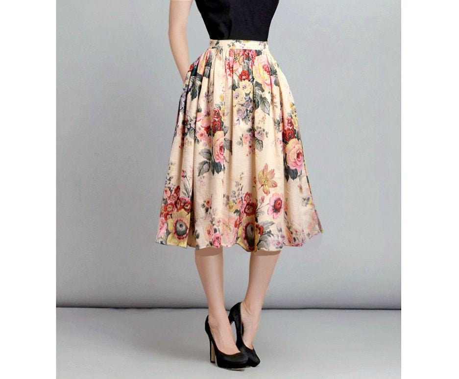 Cotton Voile Skirt - Etsy
