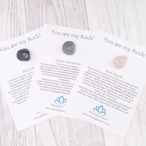 You are my Rock Gift, Tumble Stones, Crystal Gifts, Gemstone Gifts, Crystal Lover, Collect Rocks, Collect Crystals, Love, Friend, Pocket