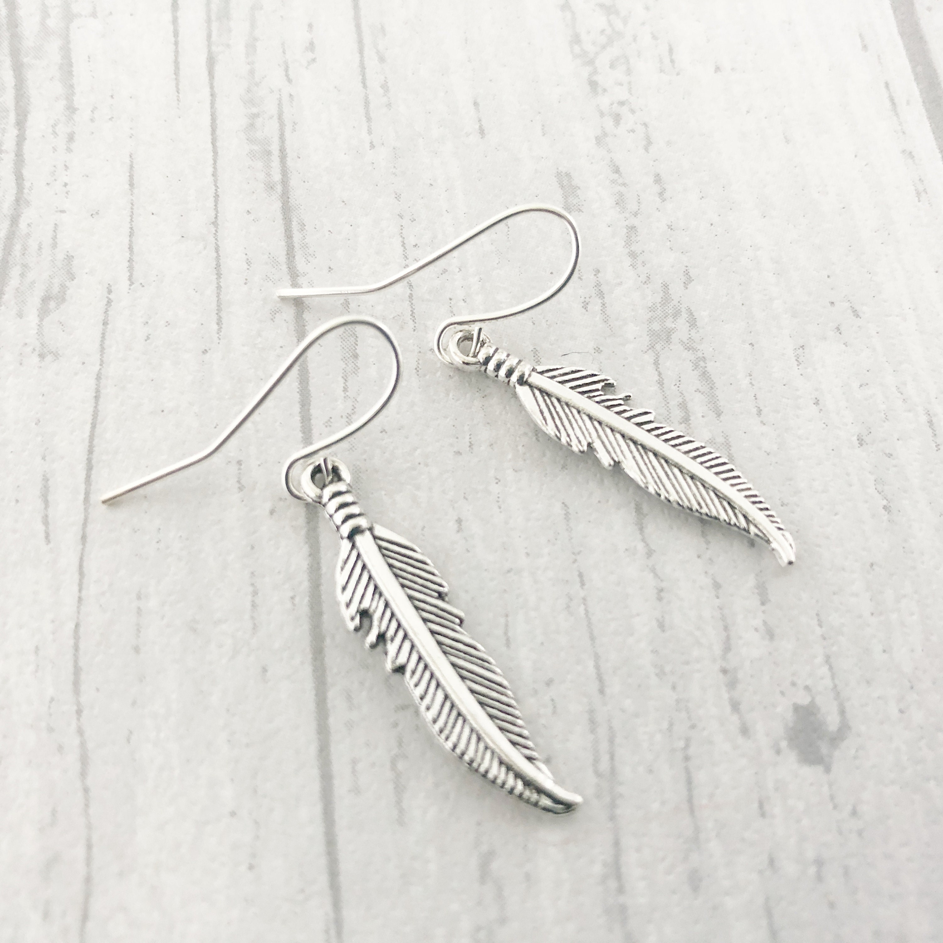 Les Initiés small feathers earrings - 925 Sterling Silver - 30,00 €