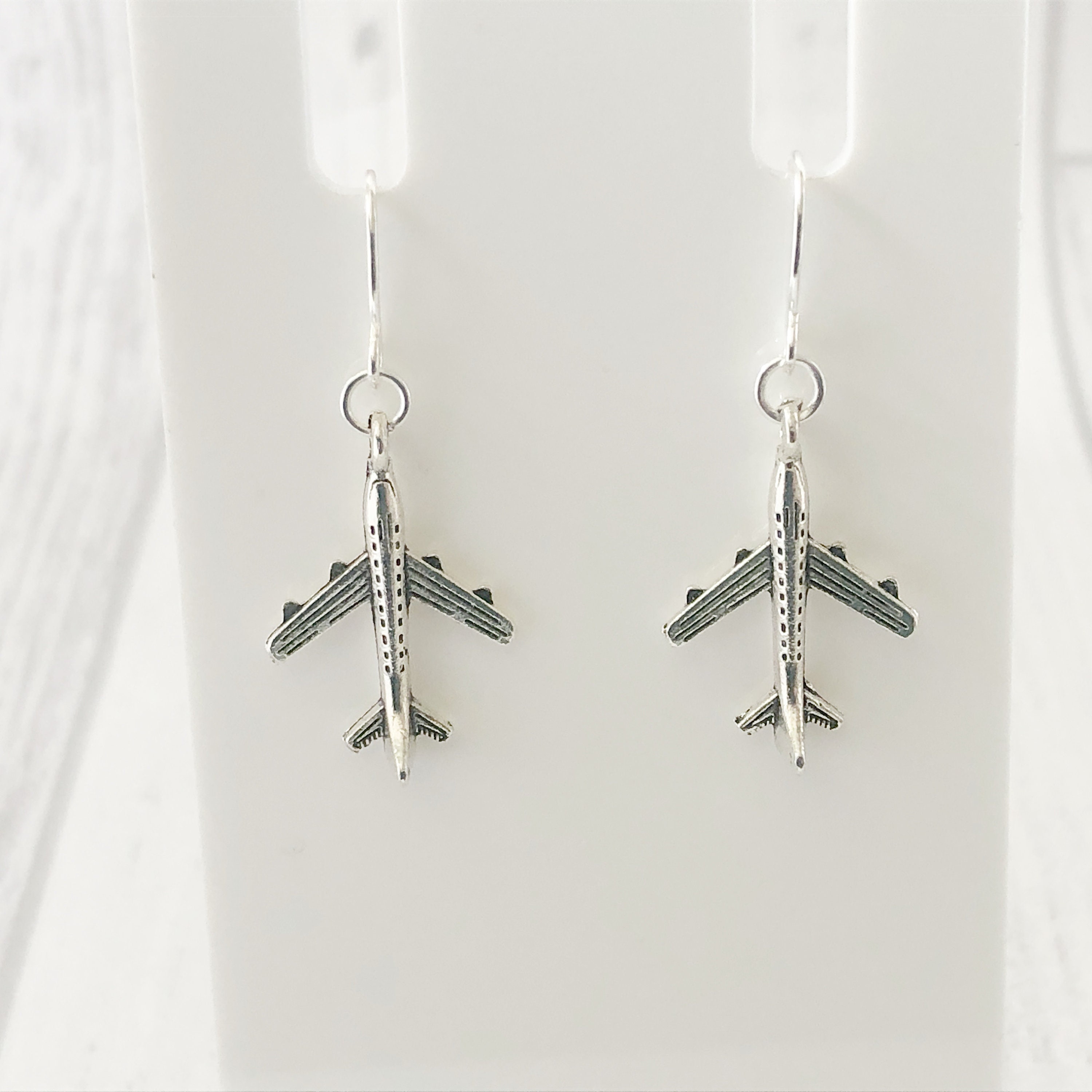 Travel Earrings Travel Gifts Aeroplane Earrings World Etsy