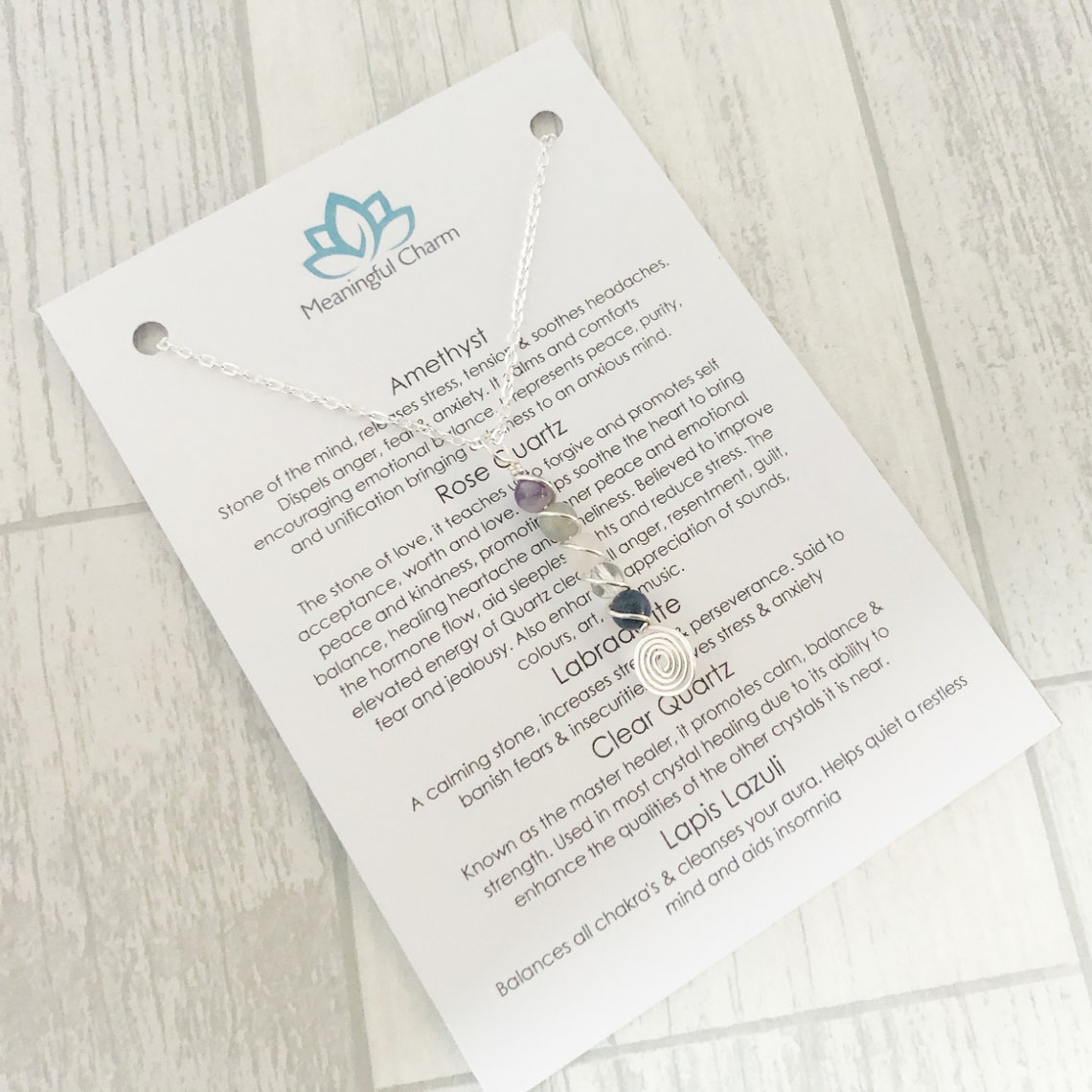 Anxiety Necklace Stress Necklace Anxiety Jewellery Stress Etsy UK