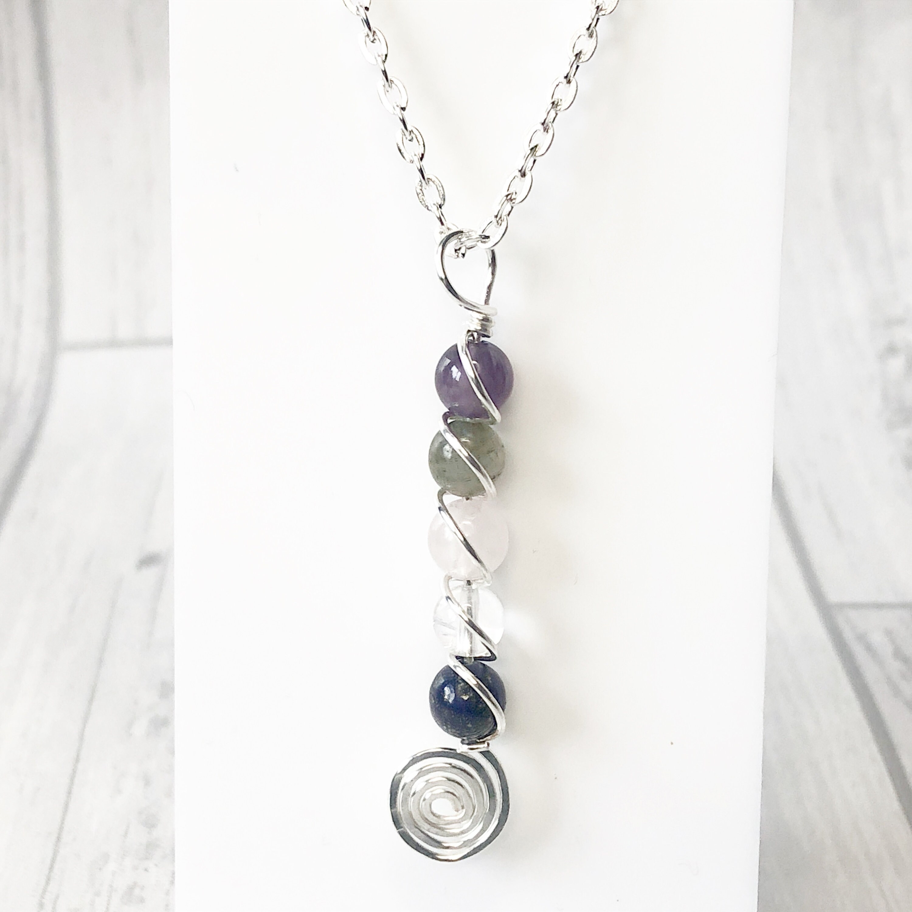 Anxiety Necklace Stress Necklace Anxiety Jewellery Stress Etsy UK