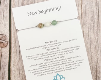 New Beginnings Crystal Bracelet | Next Chapter | New Job Gifts
