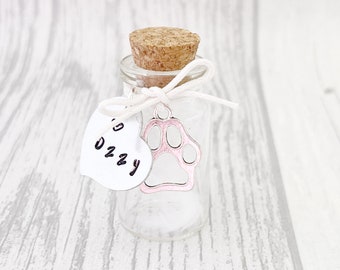 Pet Keepsake, Pet Ashes, Pet Hair, Pet Fur, Pet Memorial Bottle, Pet Loss, Pet Grief, Pet Memorial, Pet Memory, Dog Hair, Dog Ashes, Rabbit