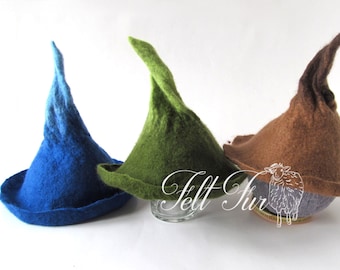 Gorro de fieltro para recién nacido, accesorio fotográfico, para bebé, azul, beige y verde, para niño recién nacido, envío desde Polonia.