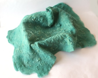 Felt Mat Layer Napkin Felted layer Mint Photography prop Fleece Pure Real Wool by FeltFur  ship from Poland  RTS