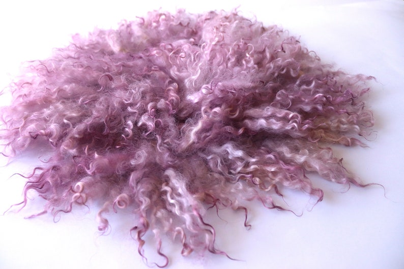 Fluffy Fur, Wool Photo Prop, Felt Mat, Felt layering Piece, hand Felted Wool, Medium Size C RTS ship from Poland image 2