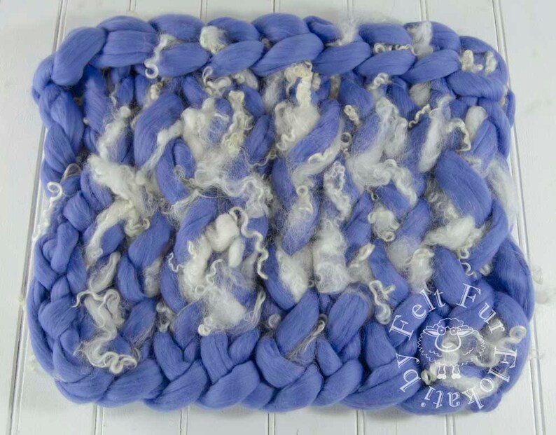 basket stuffer layer blue curly wool prop by FelFur layering blanket basket filler Newborn Prop Extremely Chunky Mat Bump Blanket