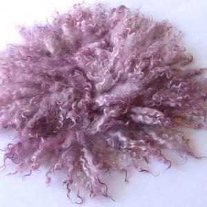 Fluffy Fur, Wool Photo Prop, Felt Mat, Felt layering Piece, hand Felted Wool, Medium Size C RTS ship from Poland image 1