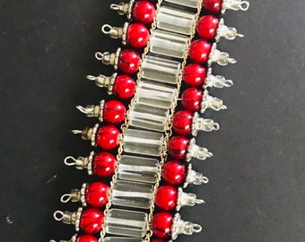 Beads and Ladder bracelet