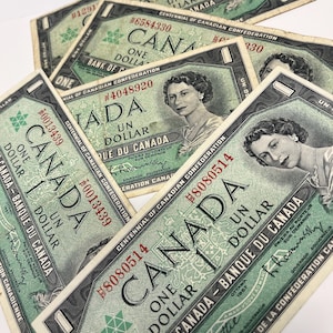 Rare Find - 1967 Canada - One Dollar Bill - with Serial Number