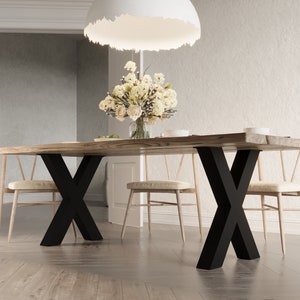 Table legs table frame table runners table feet steel metal black industrial loft table XP