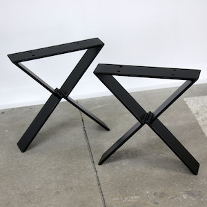 Bench legs bench runners table legs table frame table runners coffee table runners steel metal black industrial table bench seating bench coffee table X2m