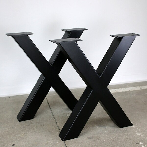 Table legs table frame table runners table feet steel metal black industrial loft table