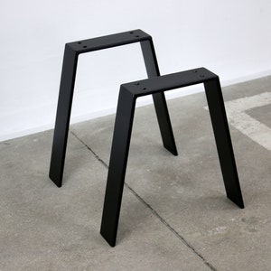 Bench legs, bench runners, table legs, table frame, table runners, coffee table runners, steel metal, black, industrial table, bench, seating bench, coffee table, Vm