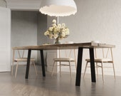 Table Legs Table Frame Table Skids Table Feet Steel Metal Black Industrial Loft Table V