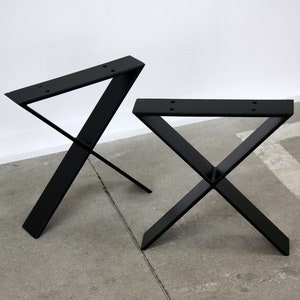 Bench legs bench runners table legs table frame table runners coffee table runners steel metal black industrial table bench seating bench coffee table Xm