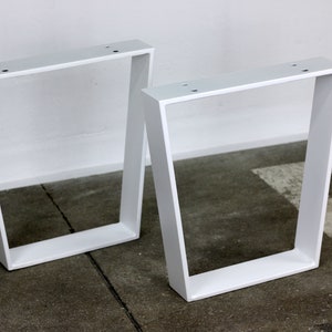 Bench legs bench runners table legs table frame table runners coffee table runners steel metal white industrial table bench seating bench coffee table R1m