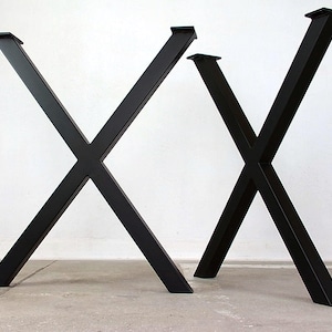 Table legs table frame table runners table feet steel metal black industrial loft table