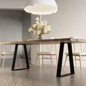Table Legs Table Frame Table Skids Table Feet Steel Metal Black Industrial Loft Table R2