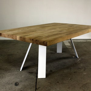 Bench legs bench runners table legs table frame table runners coffee table runners steel metal white industrial table bench seating bench coffee table V2m