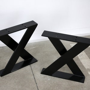 Bench legs bench runners table legs table frame table runners coffee table runners steel metal black industrial table bench seating bench coffee table X1m