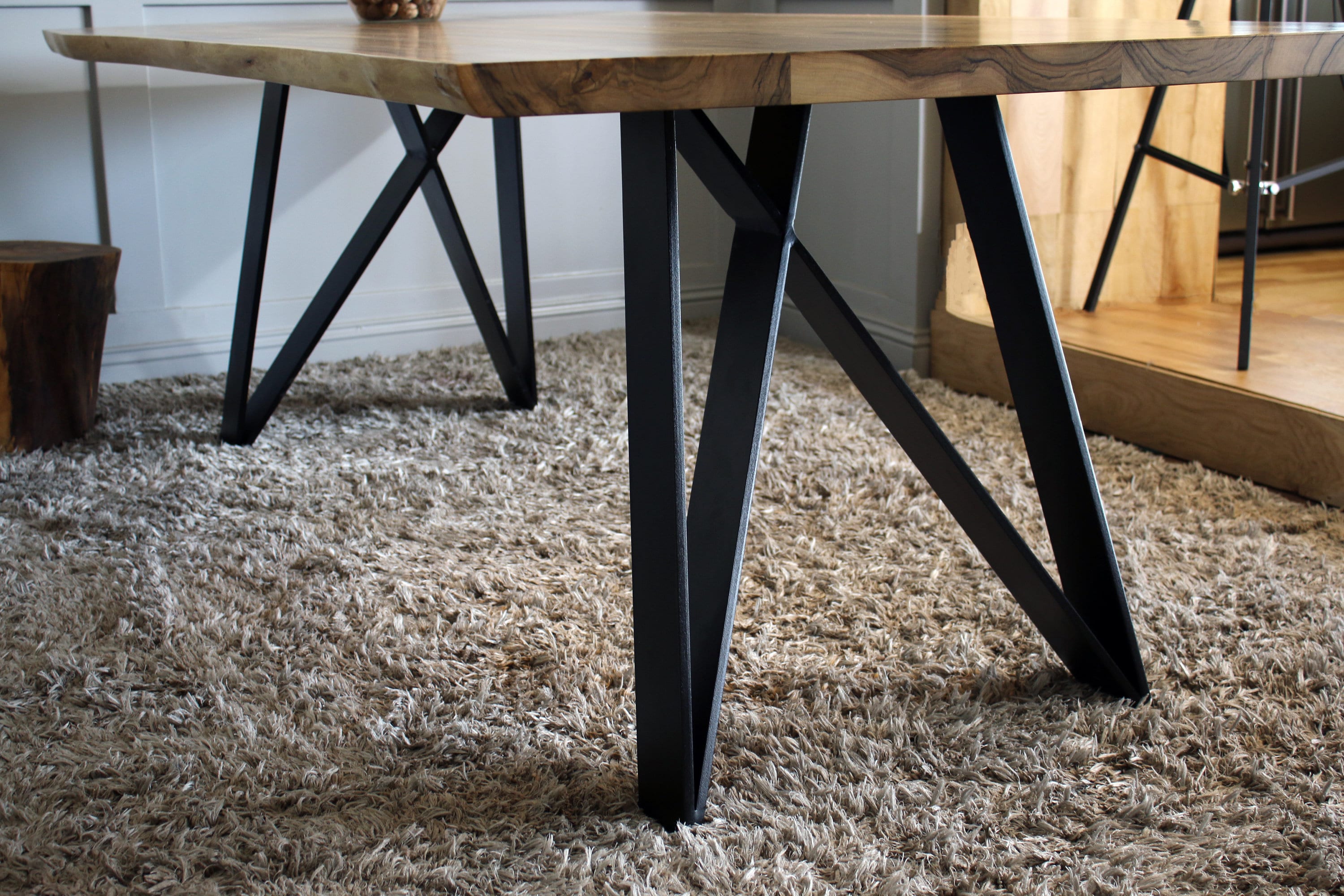 Table Legs Metal Table - Table Etsy Frame Table Feet Table Steel Loft Runners Norway Black Industrial