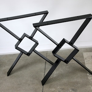 Table legs table frame table runners table feet steel metal black industrial loft table