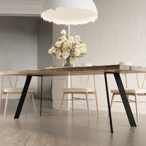 Table legs table frame table runners table feet steel V1 metal black industrial loft table