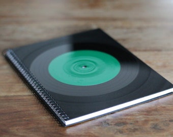 Notizbuch / Notizheft aus Vinyl / Schallplatten A5