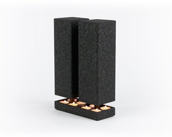 Tealight heater tealight heater metal table heater table heater decoration emergency heater tealights oven tealight warmer black